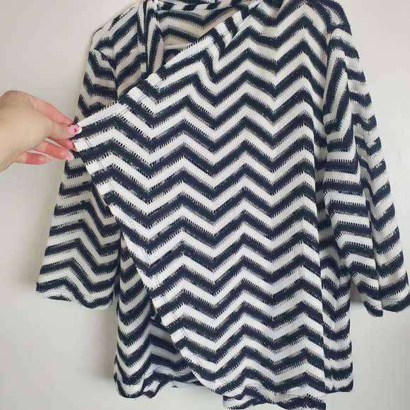Chevron Waterfall Sweater - Picture 9 of 16